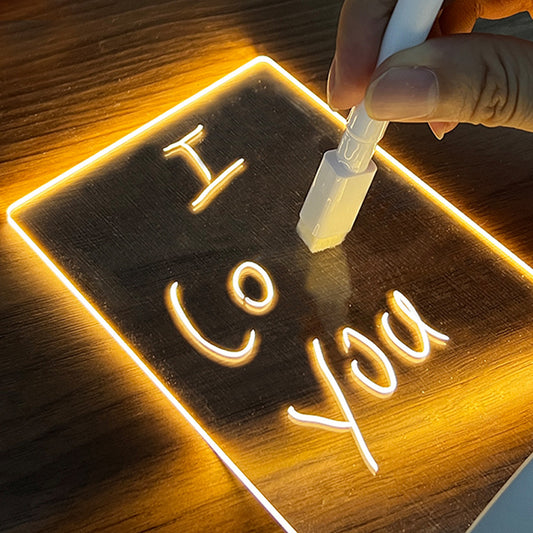 Creative LED Message Board Night Lamp